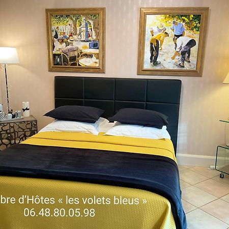Chambre D'Hotes "Les Volets Bleus" - Villa L'Olivier Cote Mer 보-쉬르-메르 외부 사진