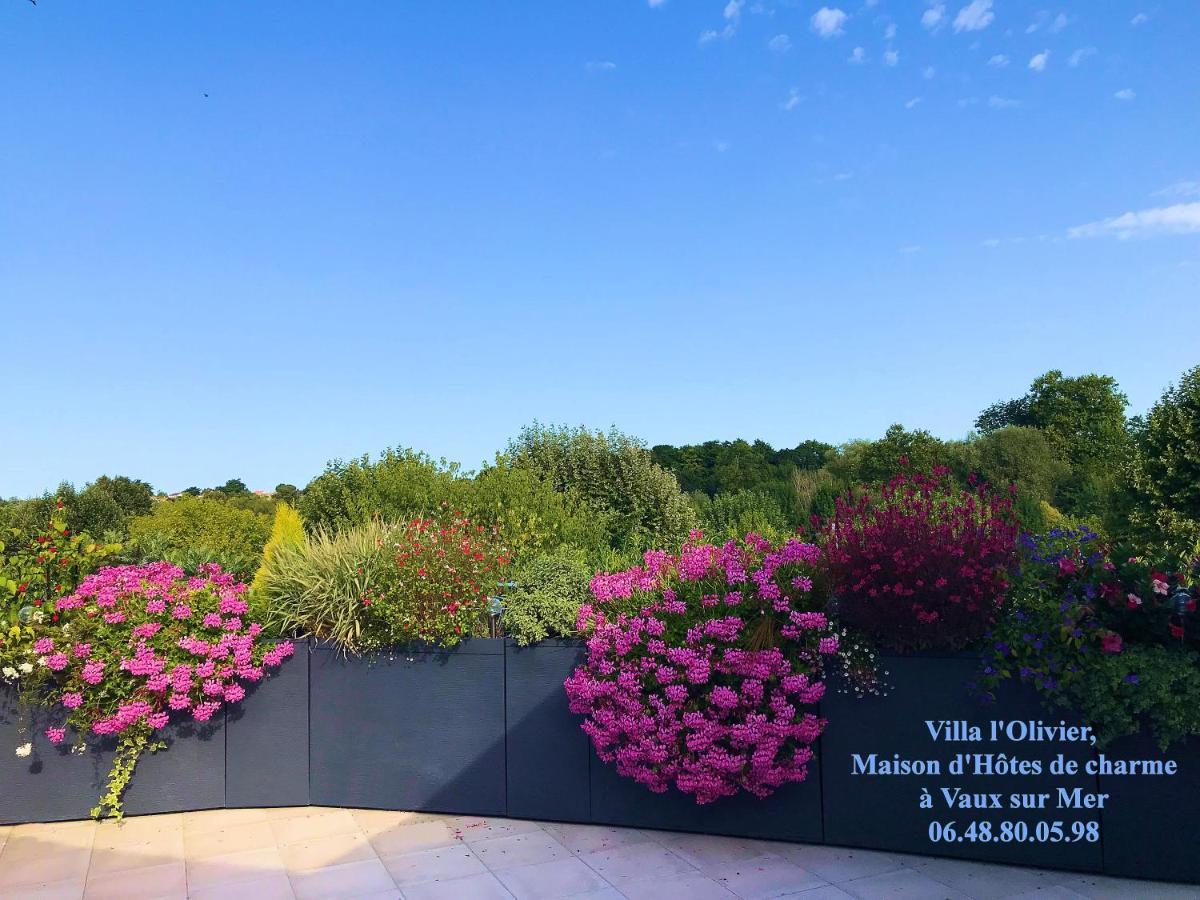 Chambre D'Hotes "Les Volets Bleus" - Villa L'Olivier Cote Mer 보-쉬르-메르 외부 사진