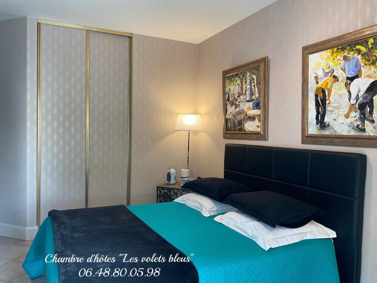 Chambre D'Hotes "Les Volets Bleus" - Villa L'Olivier Cote Mer 보-쉬르-메르 외부 사진