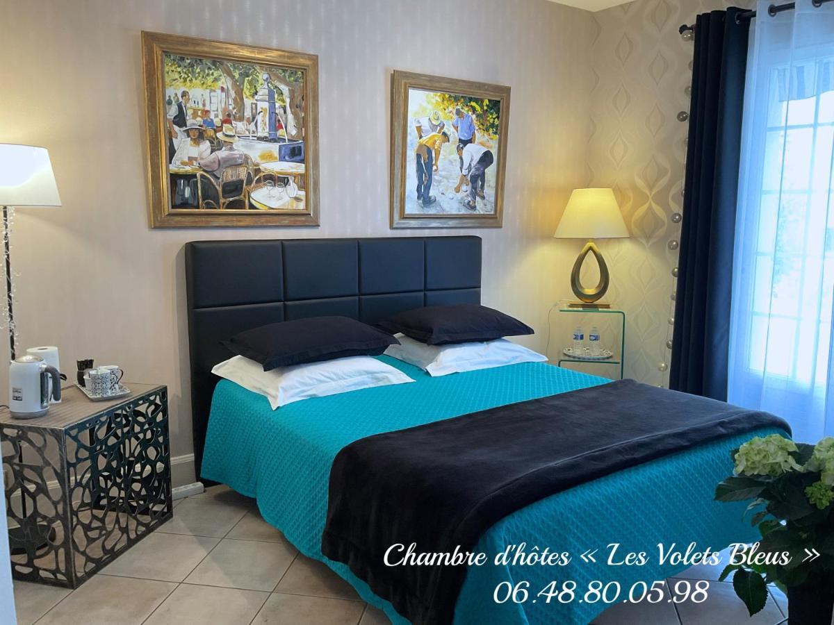 Chambre D'Hotes "Les Volets Bleus" - Villa L'Olivier Cote Mer 보-쉬르-메르 외부 사진
