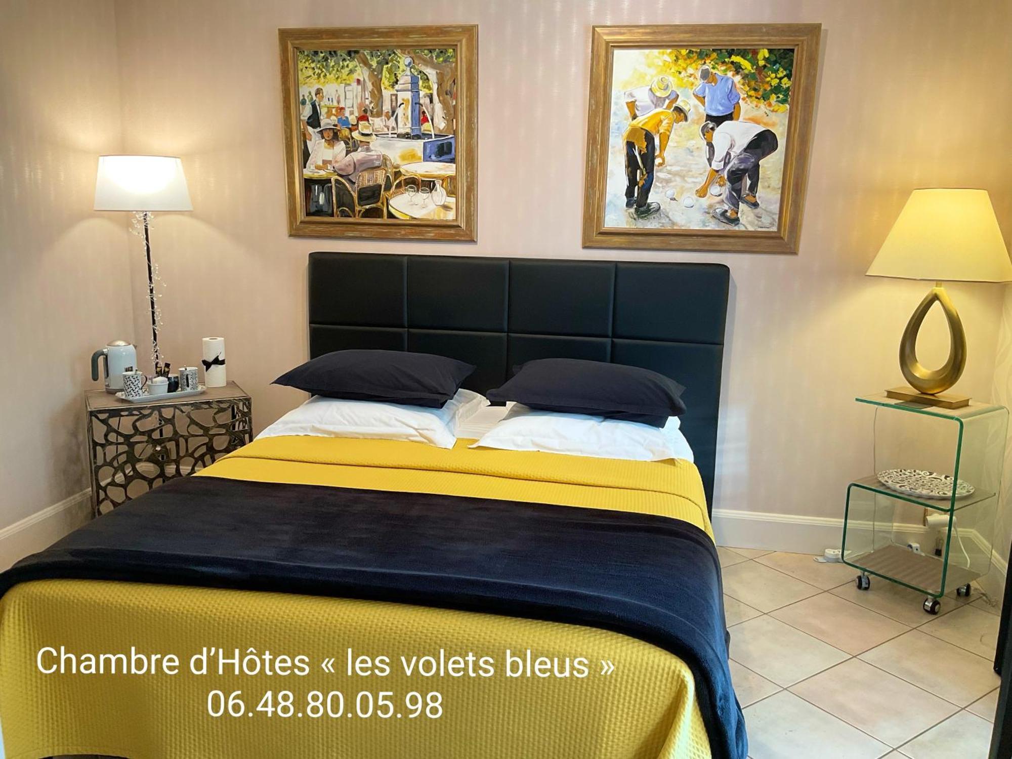 Chambre D'Hotes "Les Volets Bleus" - Villa L'Olivier Cote Mer 보-쉬르-메르 외부 사진