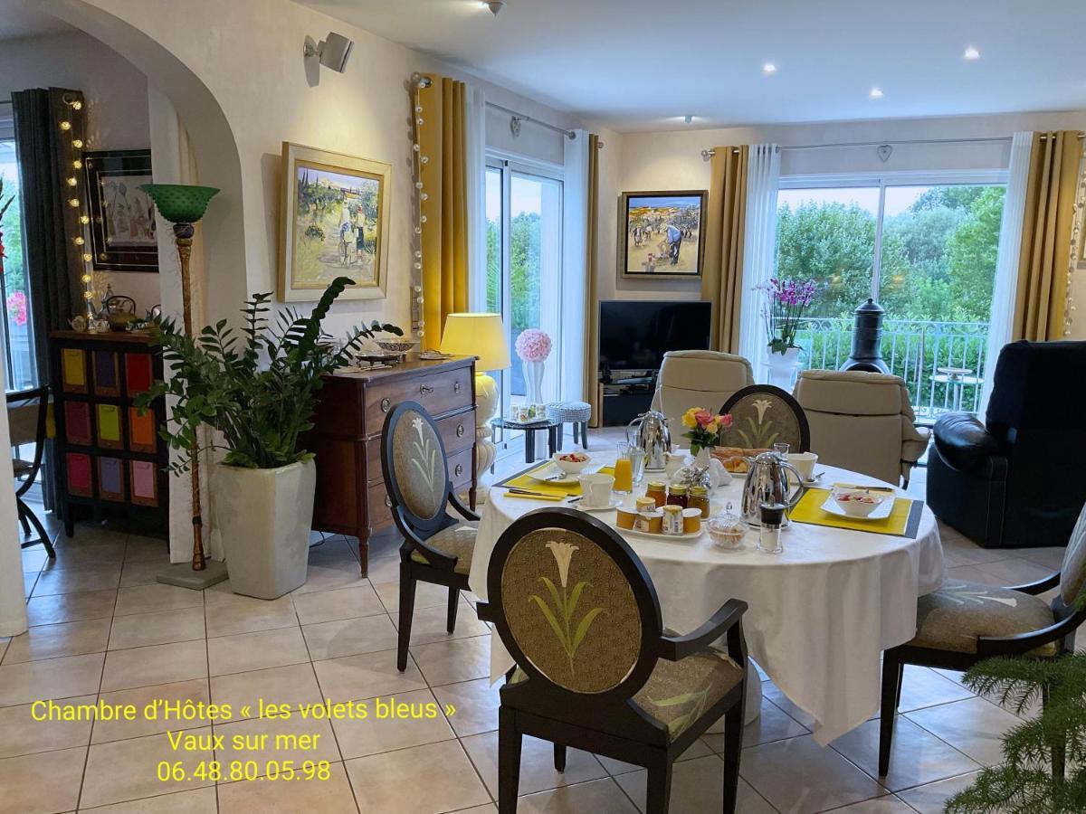 Chambre D'Hotes "Les Volets Bleus" - Villa L'Olivier Cote Mer 보-쉬르-메르 외부 사진